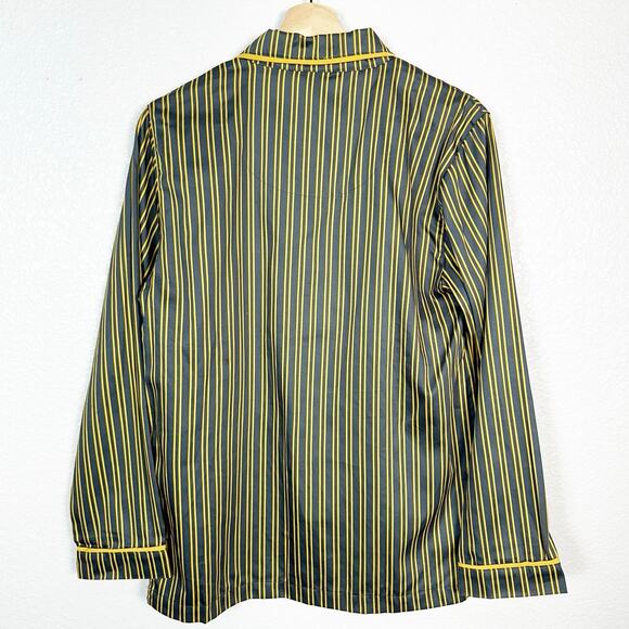 Harry Potter x Potterybarn Hufflepuff House Sateen Long Sleeve Pant Pajama Set M - Picture 7 of 16